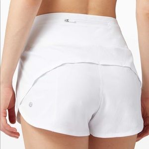 Lululemon Speed Up Shorts - White (6)